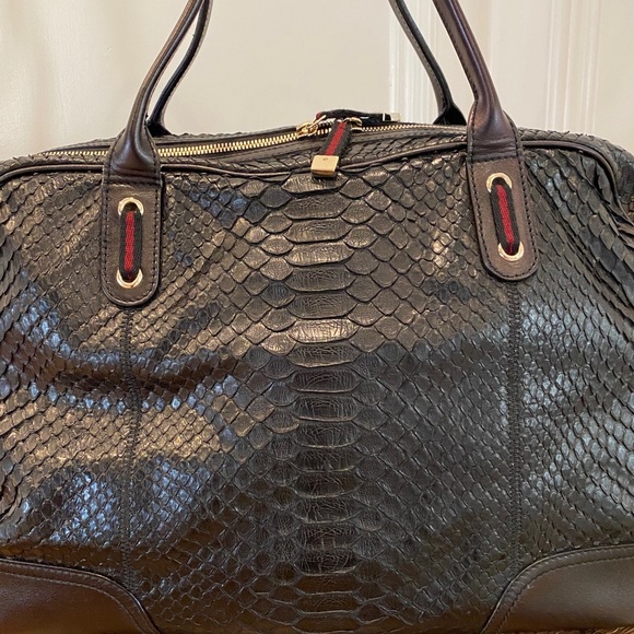 Gucci Python Carry All Bag - Picture 3 of 13